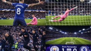 Enzo Fernandez trở thành người hùng của Chelsea với cú dứt điểm cháy lưới Ederson.